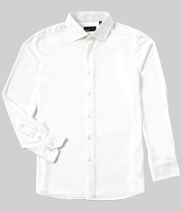 Quieti Stretch Solid Dobby Long Sleeve Woven Shirt Product Image