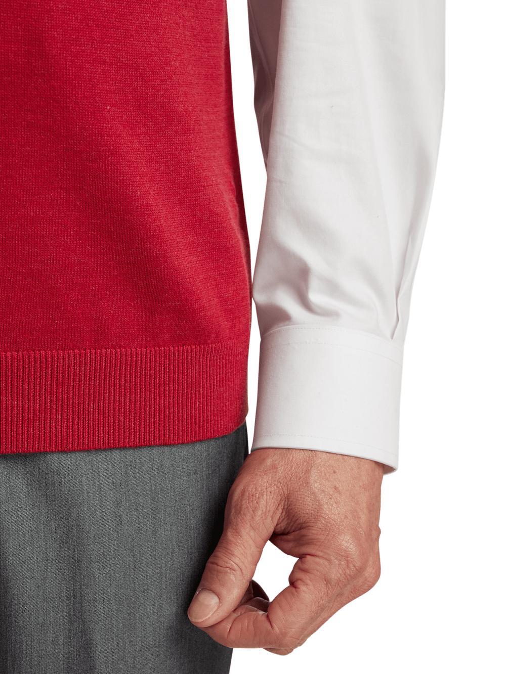 Supima Cotton Vest - Red Product Image