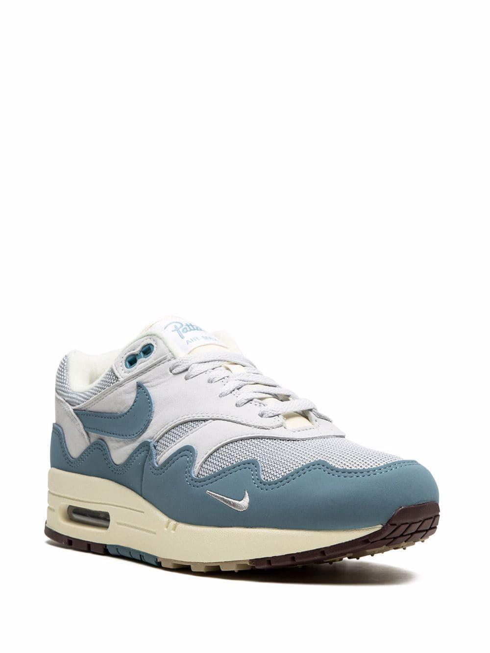 X Patta Air Max 1 "noise Aqua" Sneakers In Silver Product Image