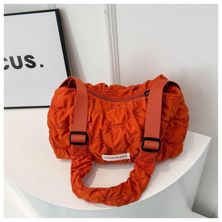 Plain Quilted Crossbody Bag Product Image