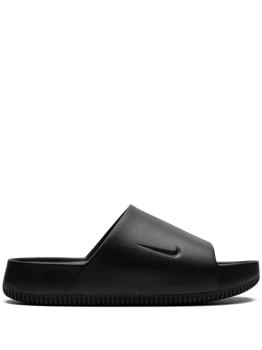 Calm Sliders In Black Product Image