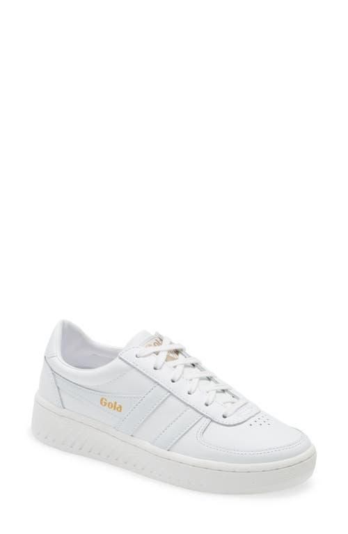 Gola Grandslam Leather (White/White/White) Women's Shoes Product Image