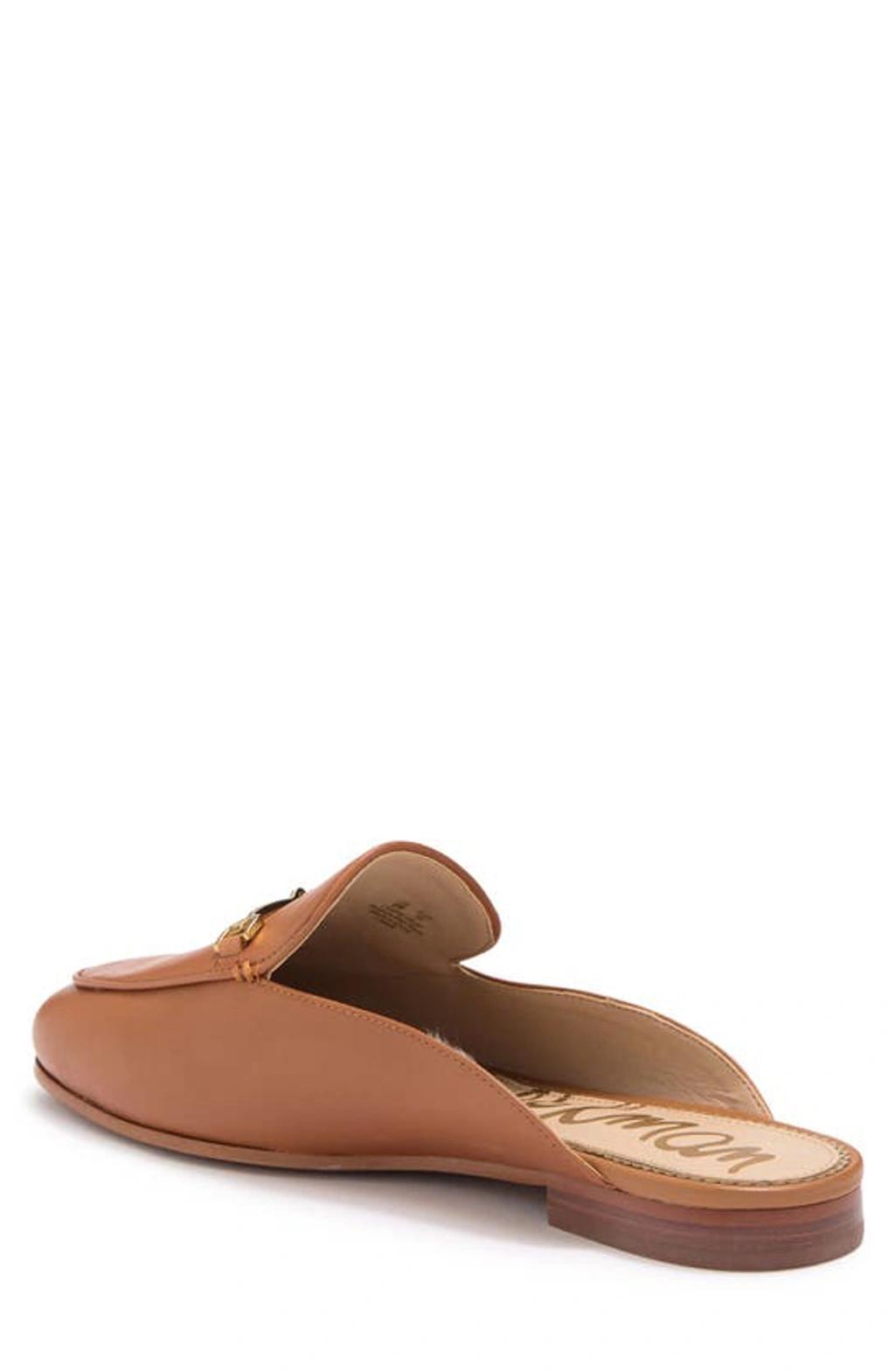 SAM EDELMAN Women's Linnie Tailored Mules Women's Shoes In Saddle Product Image