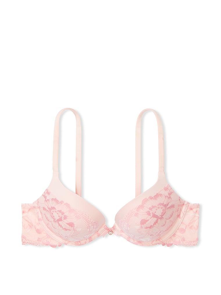 Lace-Trim Push-Up Bra Product Image