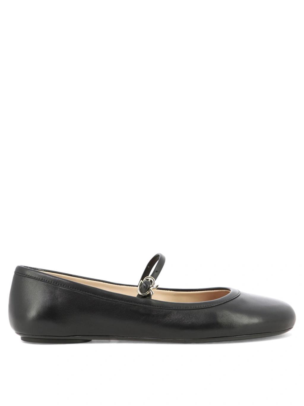 GIANVITO ROSSI Carla Ballet Flats In Black Product Image