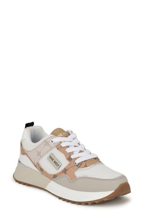 Nine West Tonas Mixed Media Sneaker Product Image