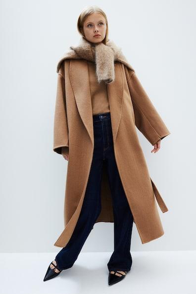 Handmade Wool-Blend Coat Product Image