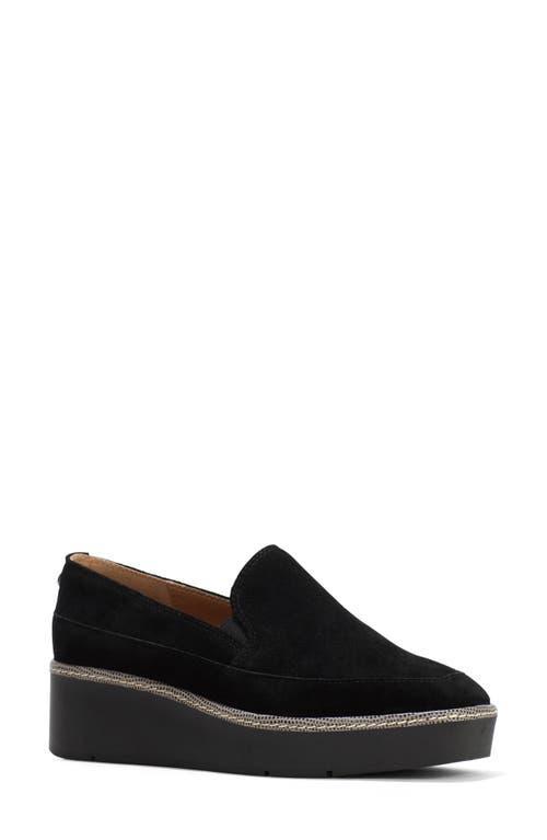 Donald Pliner Wallis Suede Wedge Loafers Product Image