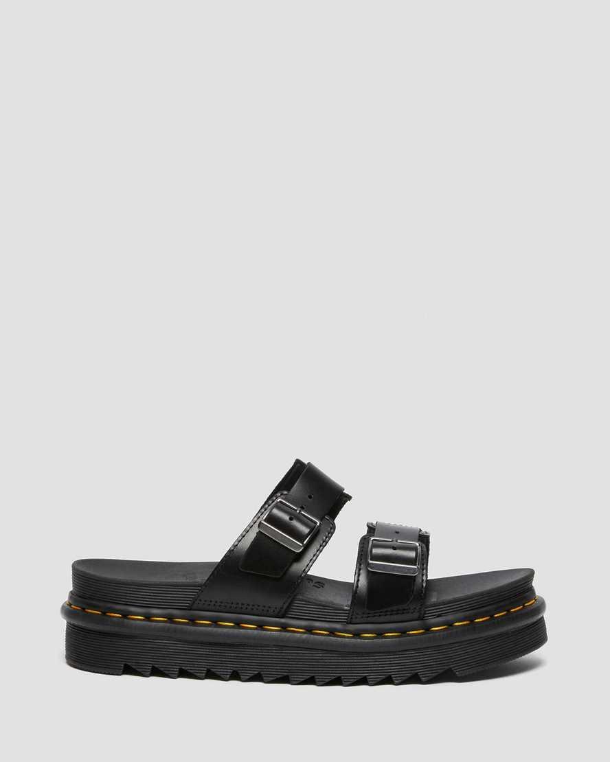 Dr. Martens Myles Slides Black 6 Product Image