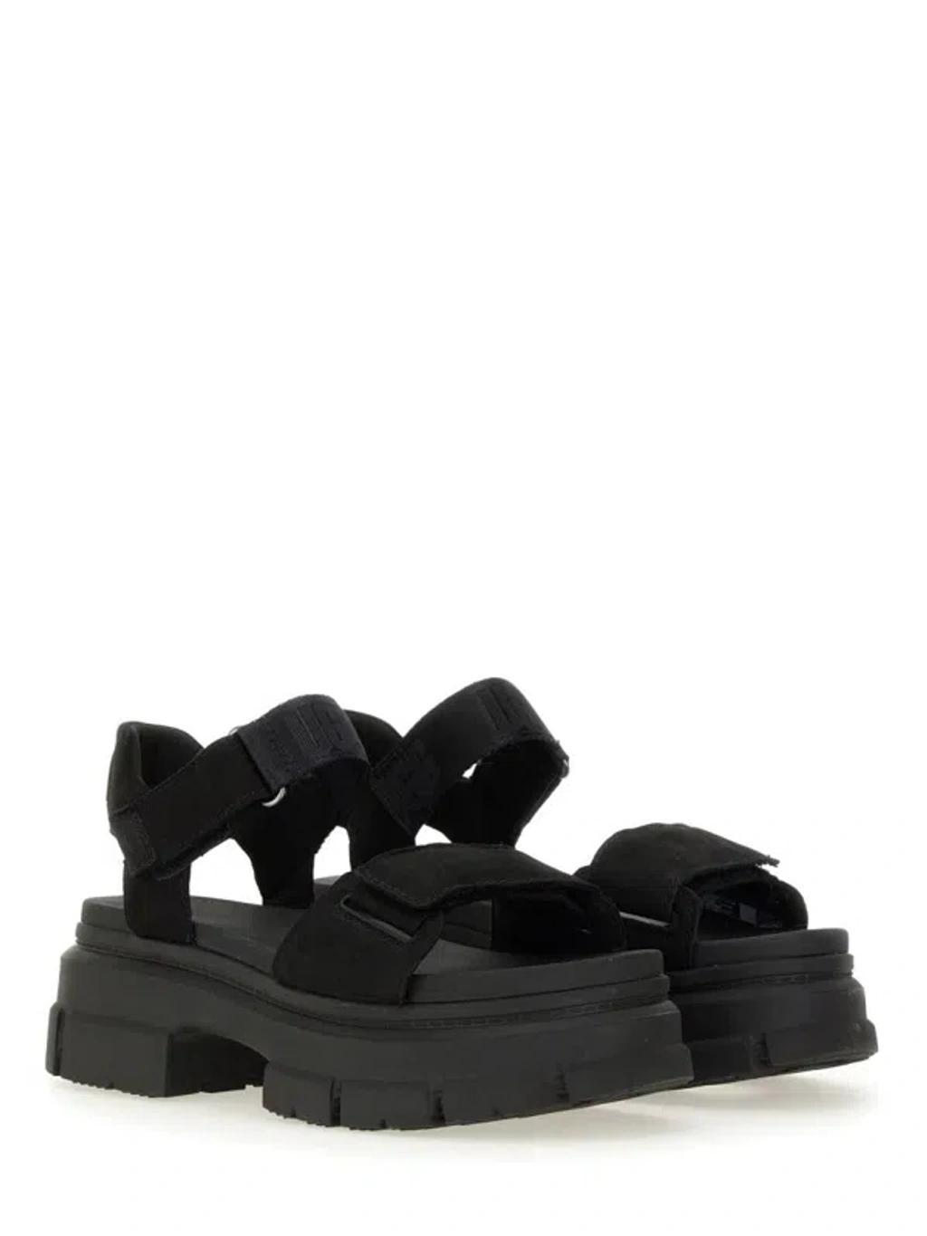 UGG Ashton Ankle Strap Sandals In Black Product Image