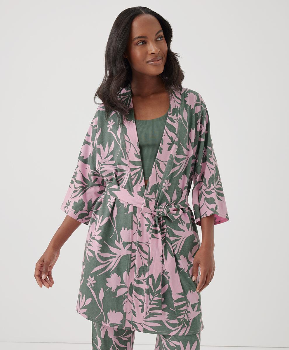 Womens Staycation Short Robe SX Product Image