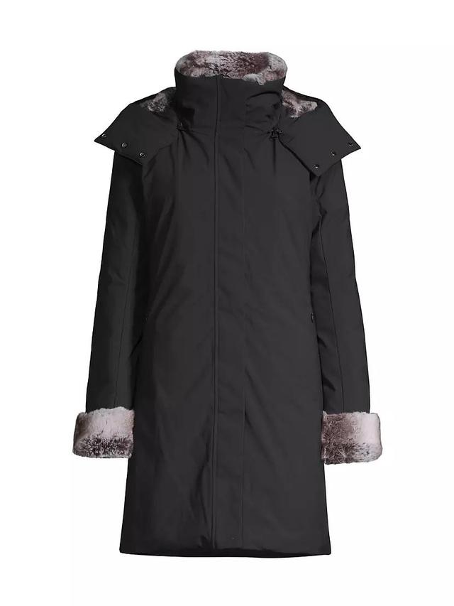 Samantha Hooded Long Coat Product Image