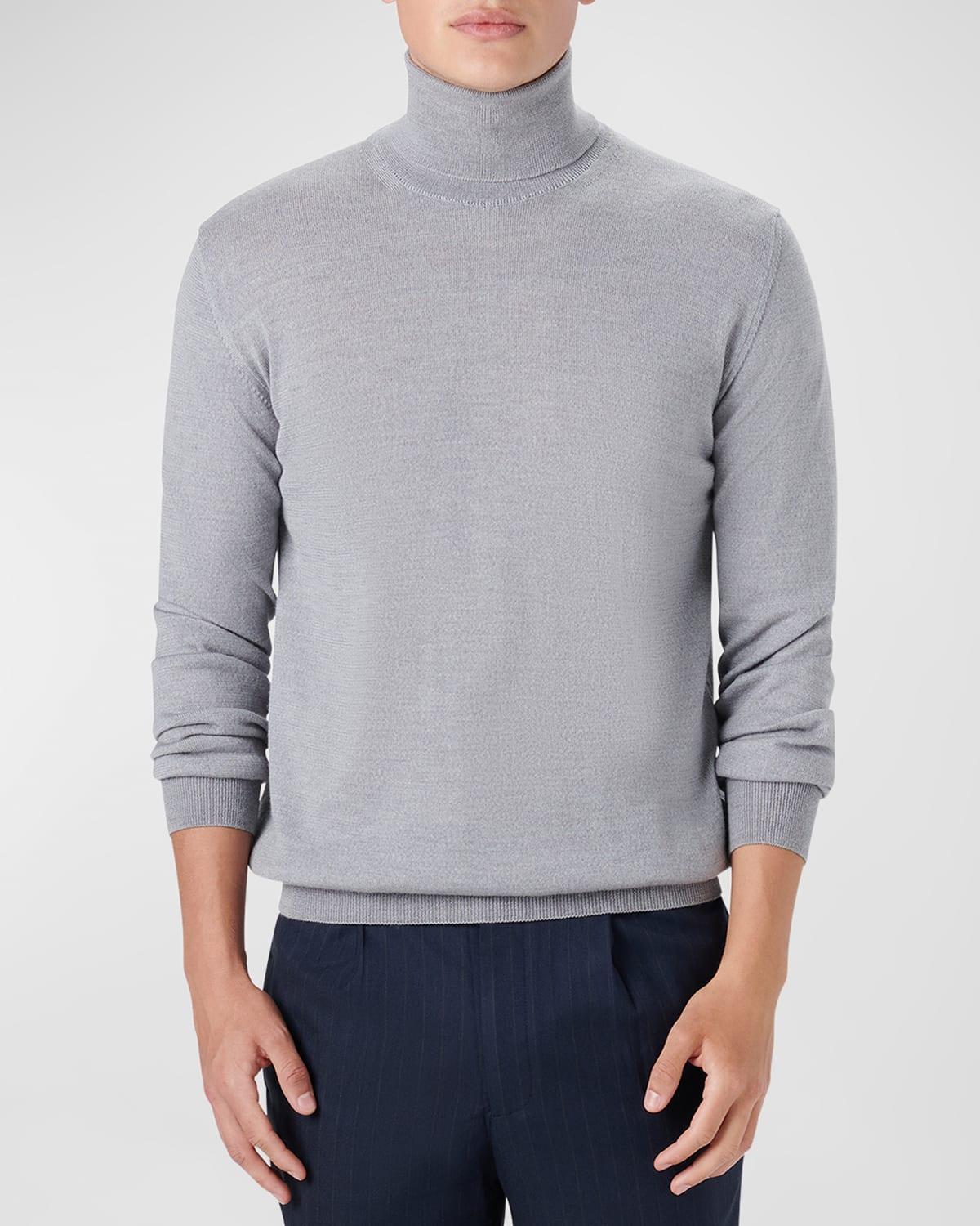 Mens Premium Merino Wool Turtleneck Sweater Product Image