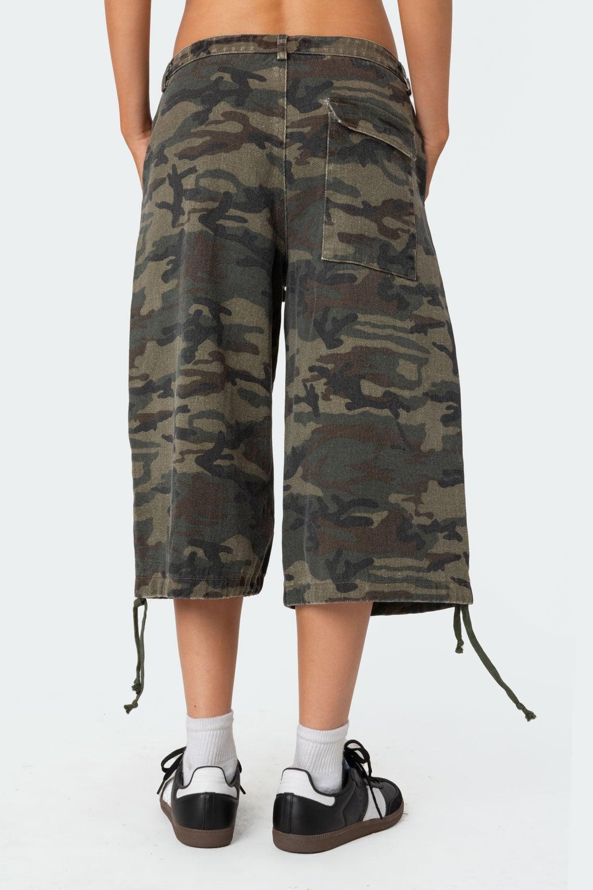 Camo Cargo Bermuda Shorts Product Image