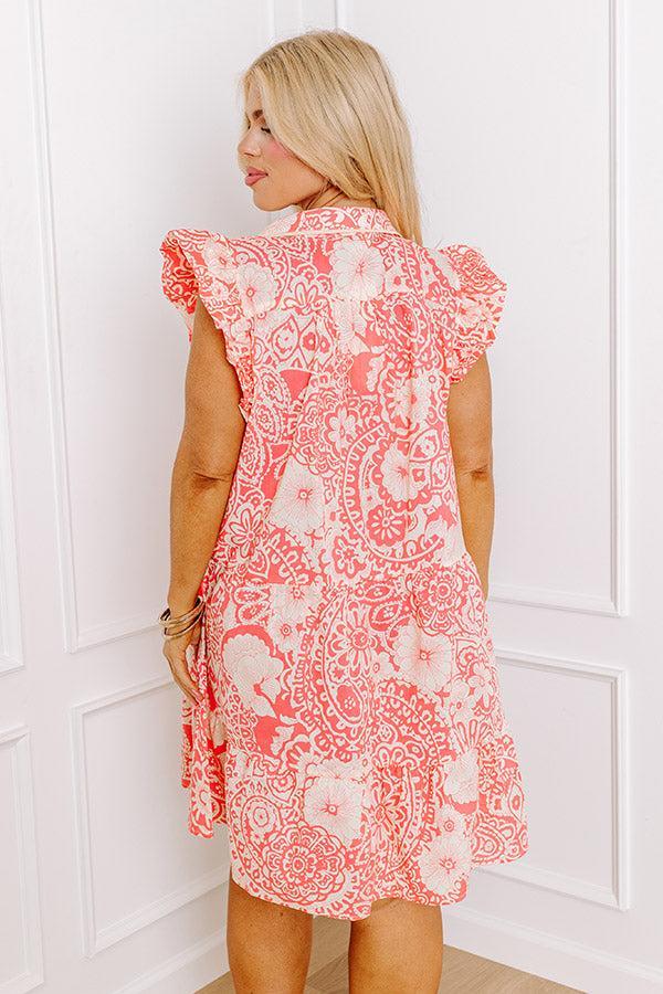 Hello Lovely Floral Dress In Blooming Dahlia Curves Product Image