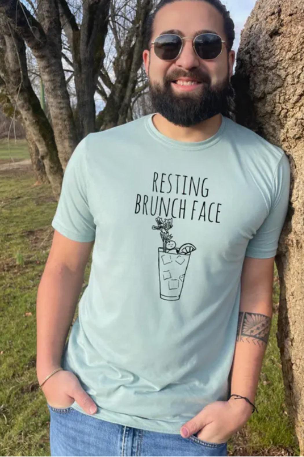 Resting Brunch Face - Funny Men's Tee Male Product Image