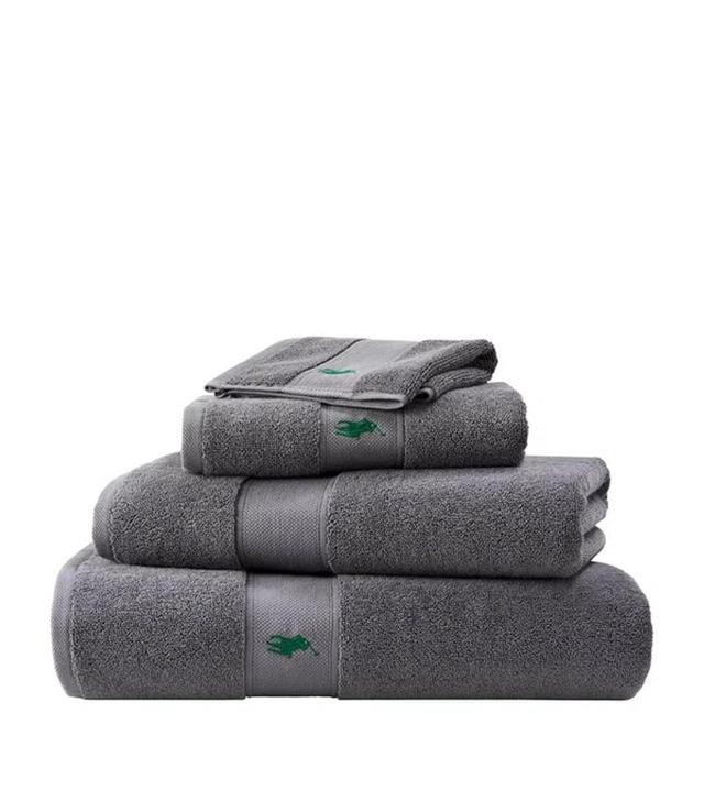 POLO RALPH LAUREN Polo Player Guest Towel In Grey Product Image