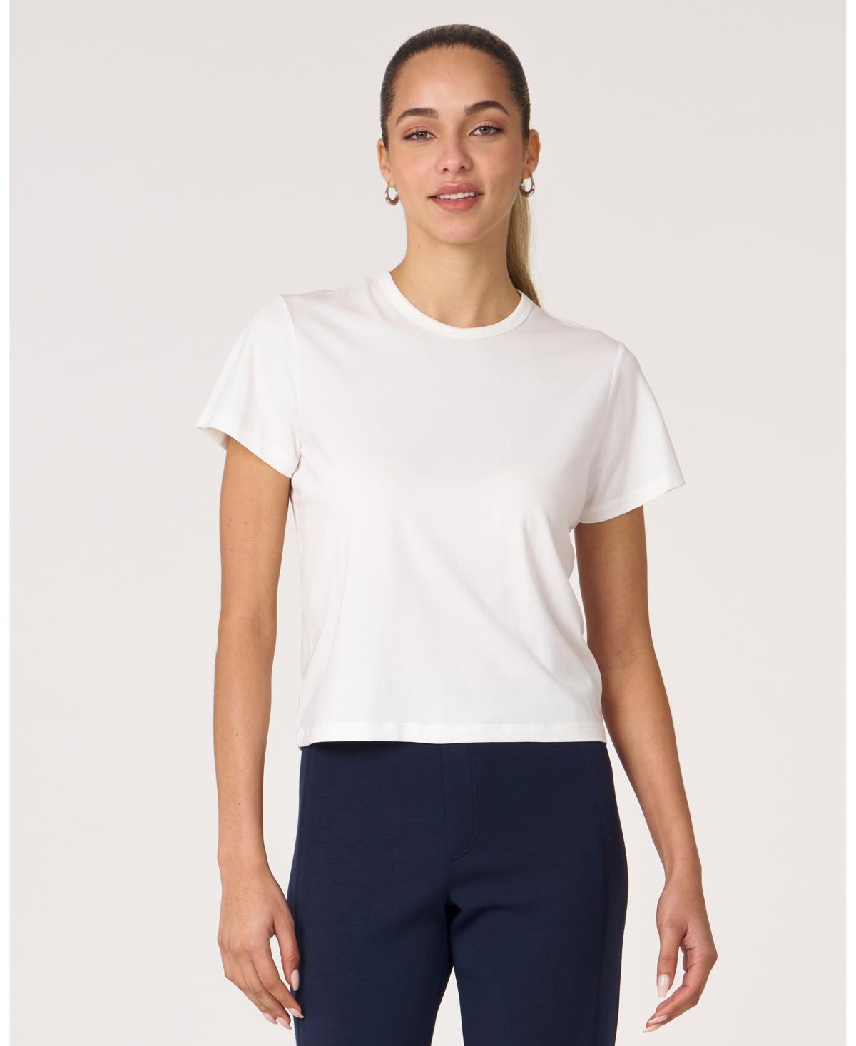 Rebody Active Womens Rebody Essentials Crop Tee For Women Product Image