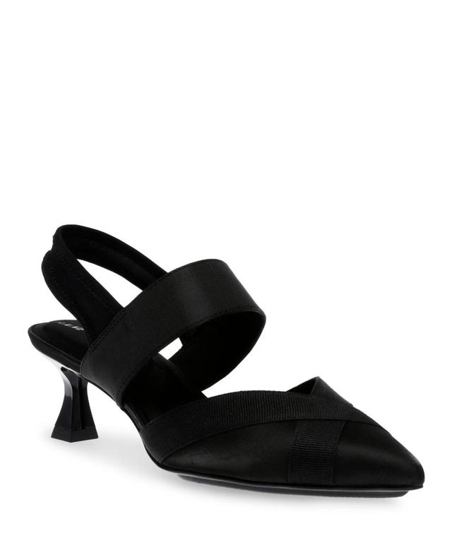 Anne Klein Womens Ireland Kitten Heel Slingback Pumps Product Image