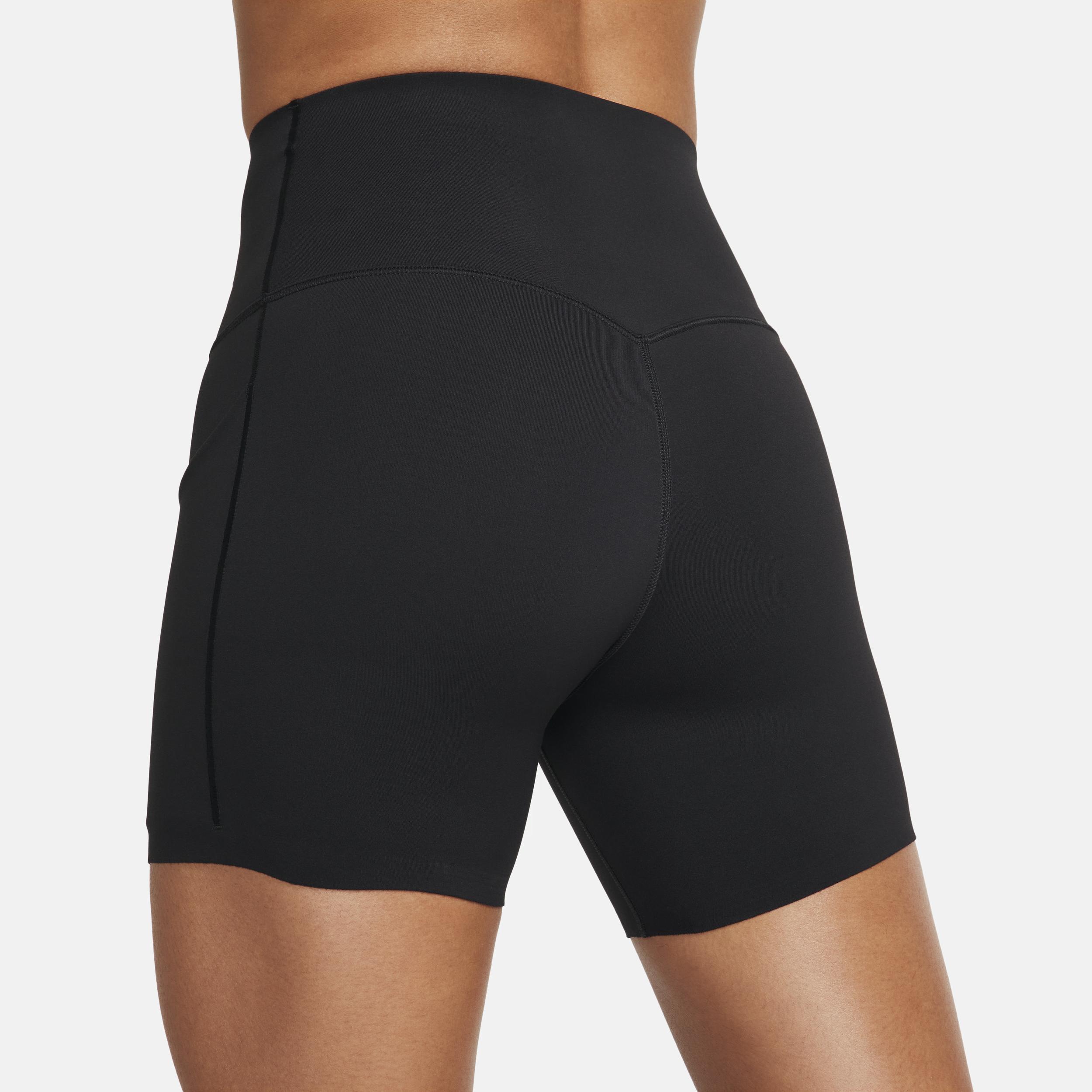 Nike Women's Universa Medium-Support High-Waisted 5" Biker Shorts with Pockets Product Image