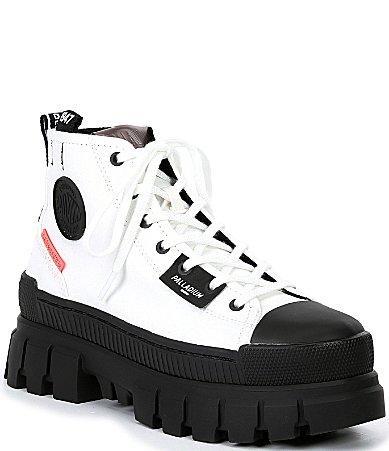 Palladium Womens Revolt Hi TX Vegan Chunky Platform Lug Sole Boots Product Image