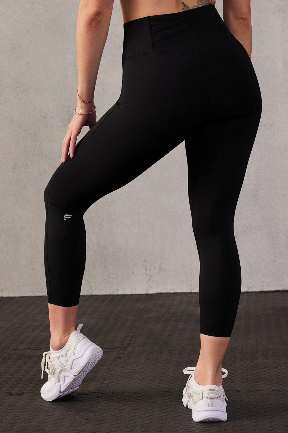 Fabletics Trinity High-Waisted Pocket Capri Womens black Size S Product Image