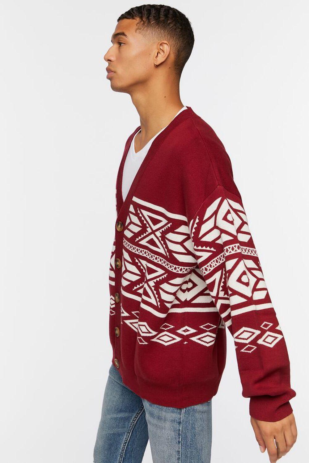 Geo Print Cardigan Sweater | Forever 21 Product Image