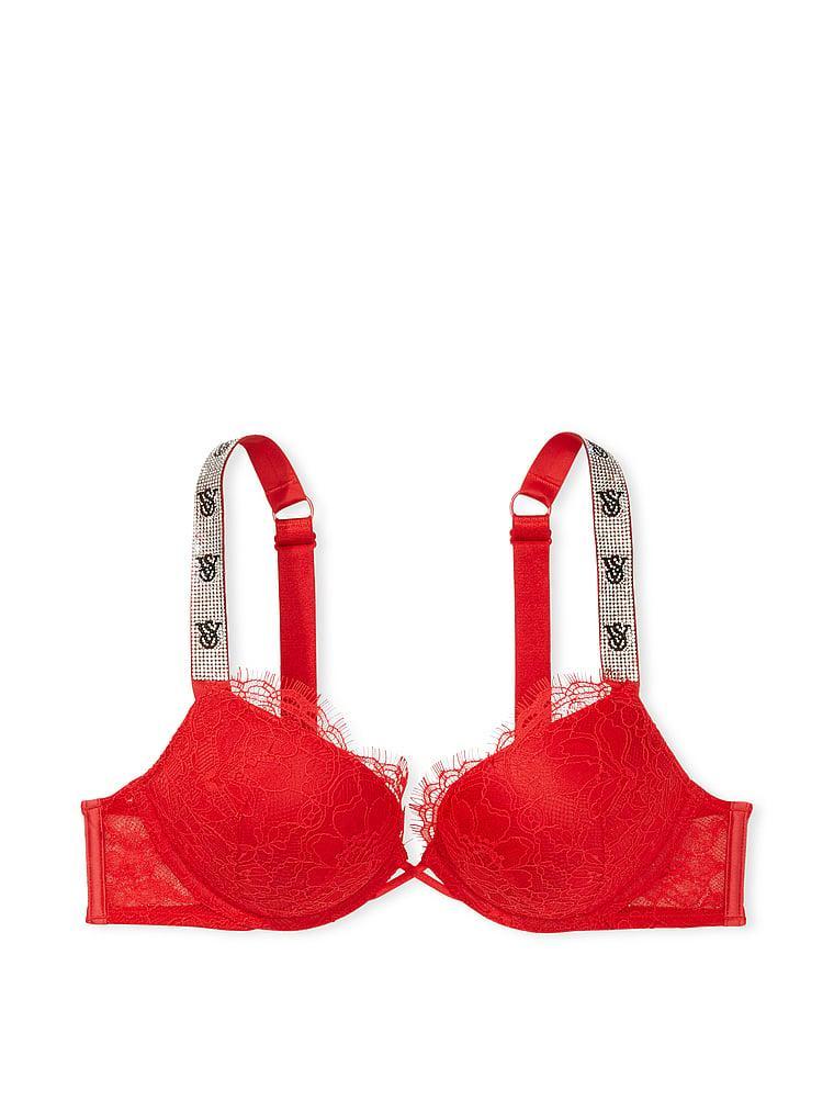 Bombshell Add-2-Cups Shine Strap Lace Push-Up Bra Product Image