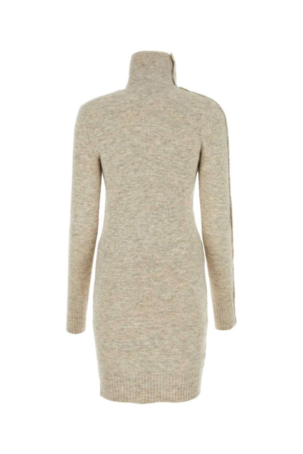 ISABEL MARANT Turtleneck Knitted Long In Brown Product Image