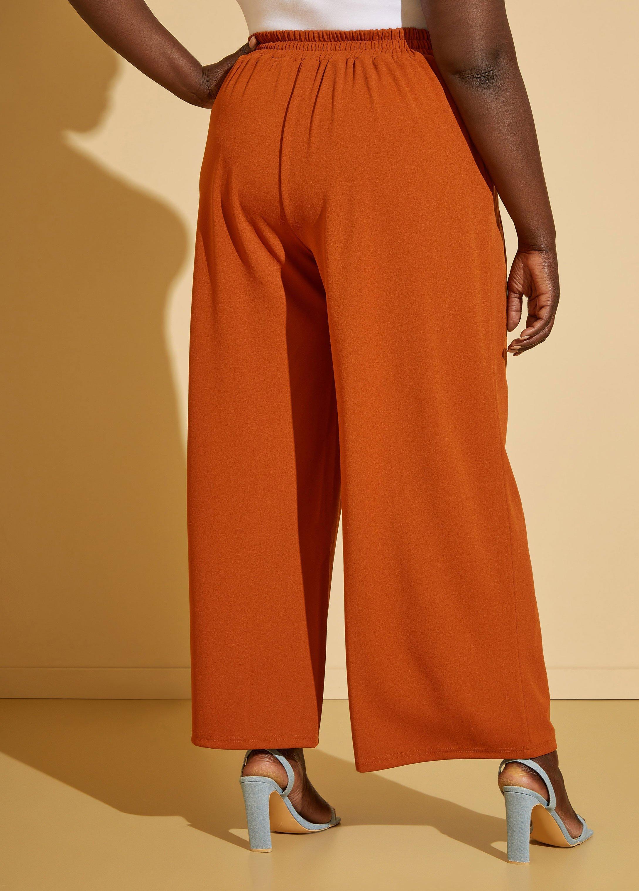 Pleated Wide Leg Trousers Product Image