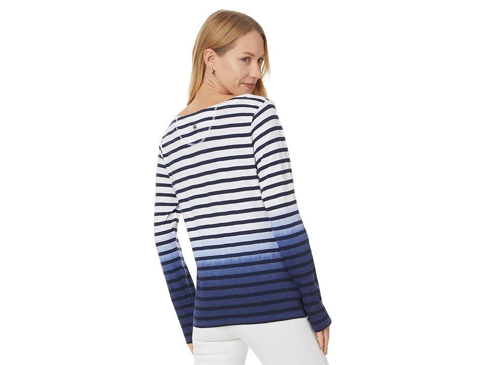 Tommy Bahama Indigo Palms Long Sleeve Tee Women's Clothing Product Image