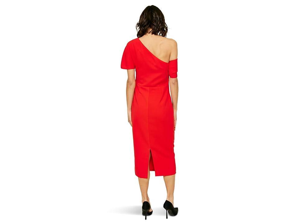 line and dot Phillipa Midi Dress (Scarlet) Women's Dress Product Image