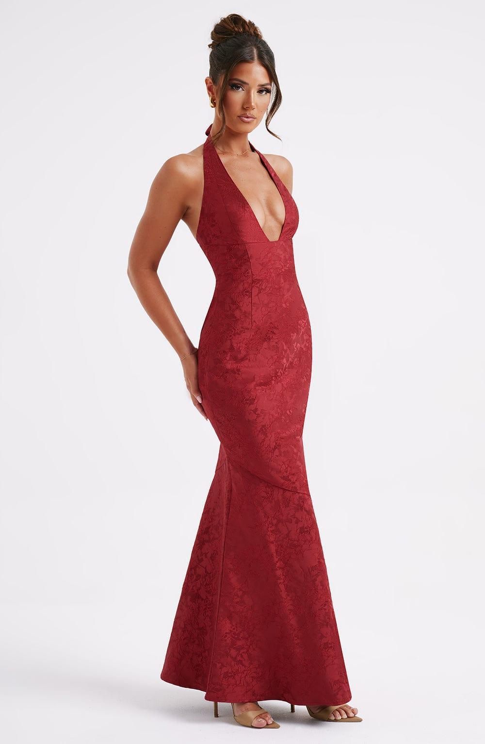 Josephine Maxi Dress - Red Product Image