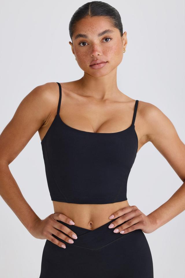 Soft Active Tank Top in Black Product Image