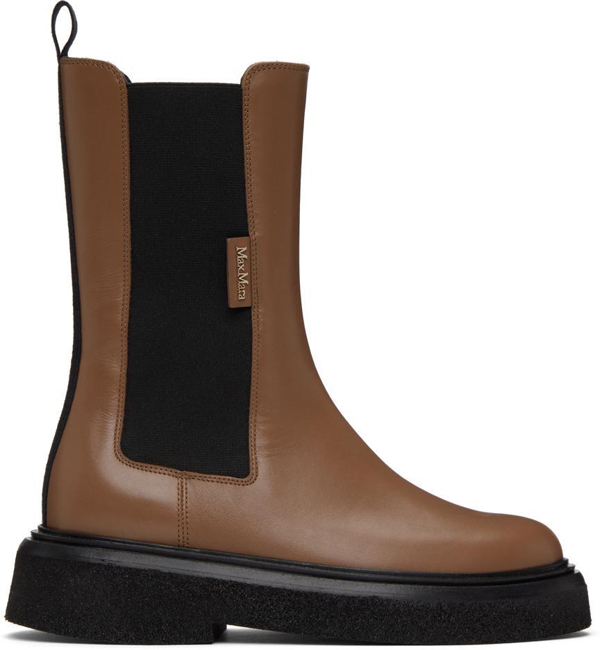 Brown English Chelsea Boots In 010 Tobacco product image