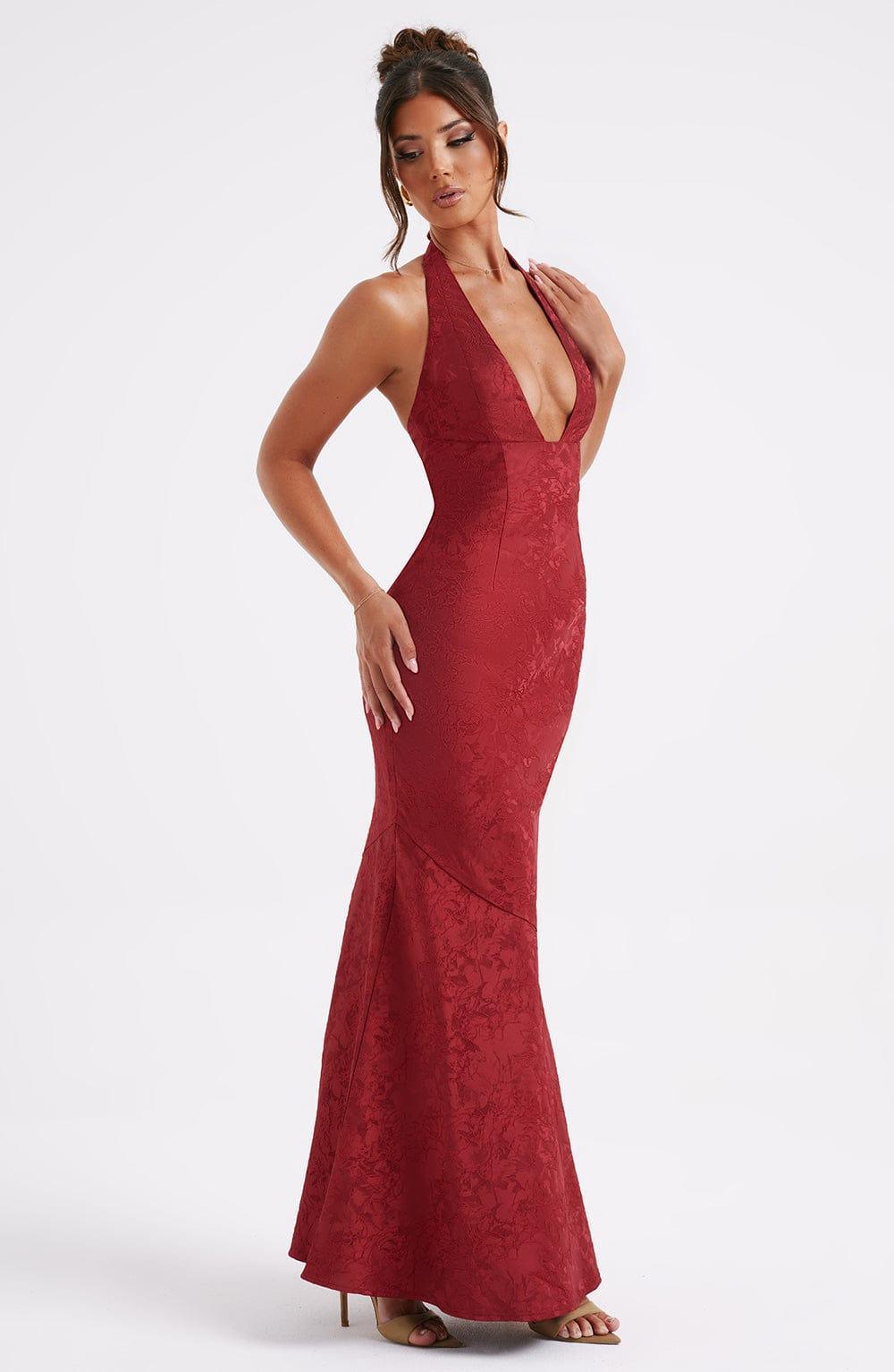 Josephine Maxi Dress - Red Product Image