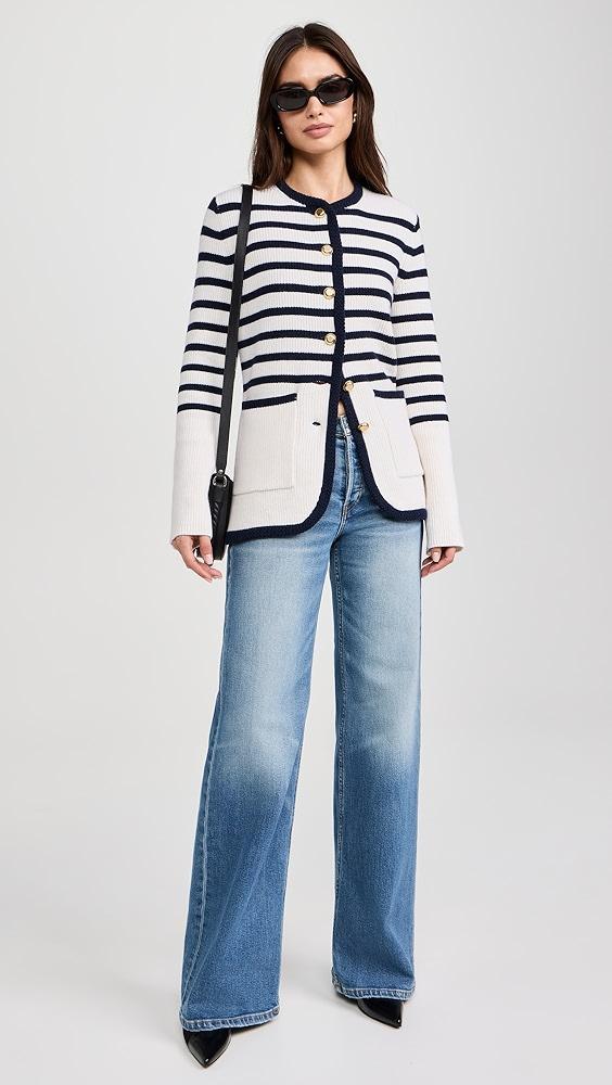 rag & bone Nancy Long Stripe Cardigan | Shopbop Product Image