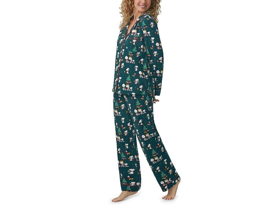 Bedhead PJs Long Sleeve Classic PJ Set (Snoopy's Cocoa and Cookies) Women's Pajama Sets Product Image