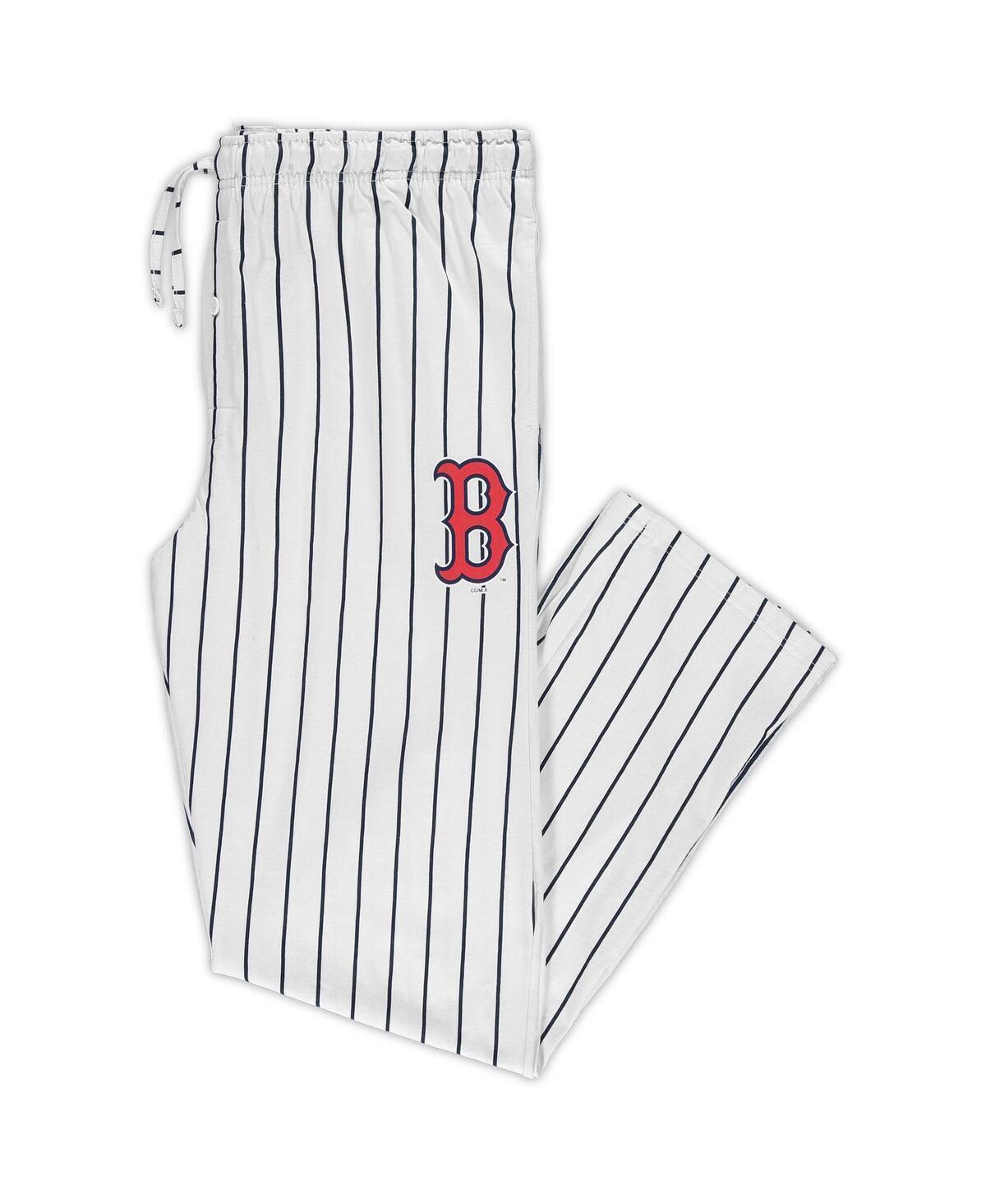 Mens Concepts Sport /Navy Boston Red Sox Big & Tall Pinstripe Sleep Pants Product Image