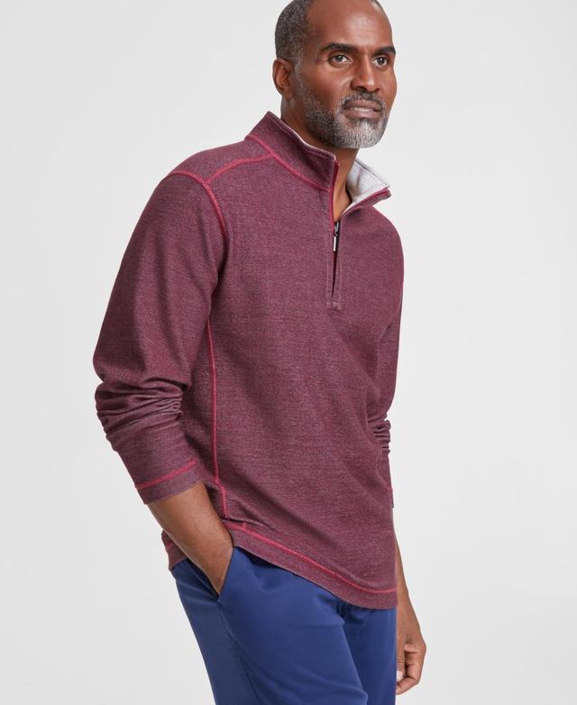 Tommy Bahama Mens Bayview Reversible Quarter-Zip Sweater Product Image