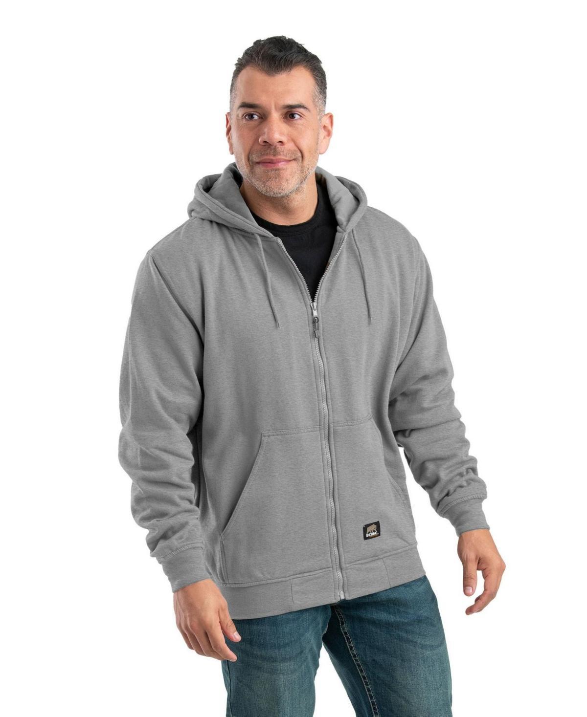 Mens Heritage Thermal-Lined Full-Zip Hooded Sweatshirt Product Image