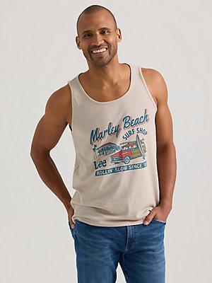 Men's Marley Beach Graphic Tank | Men's Tops | Lee® Product Image