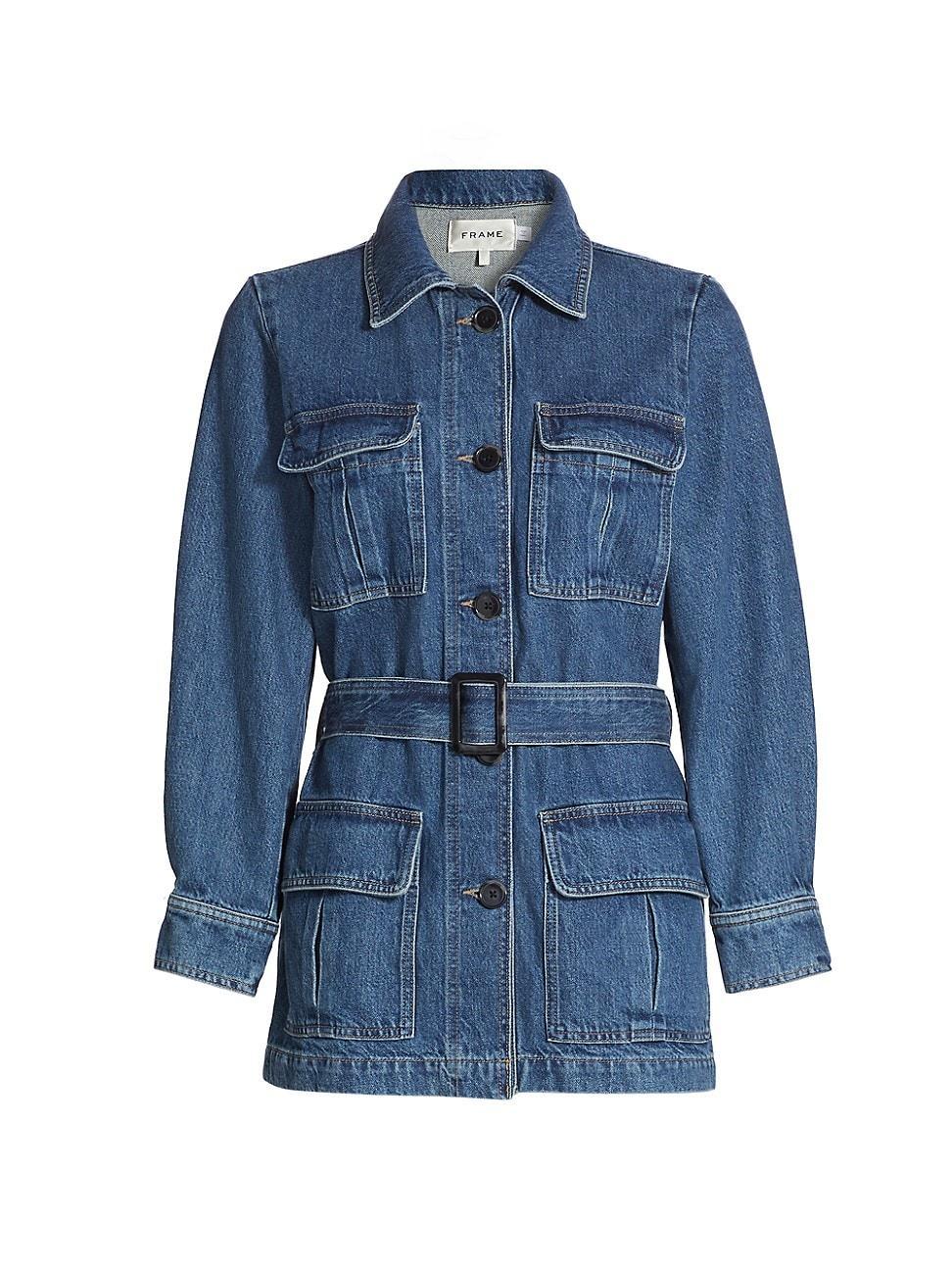 Womens Safari Denim Jacket Product Image