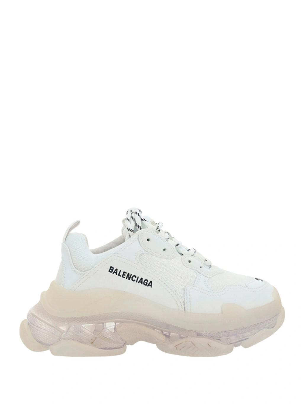 BALENCIAGA Triple S Sneaker In White Product Image