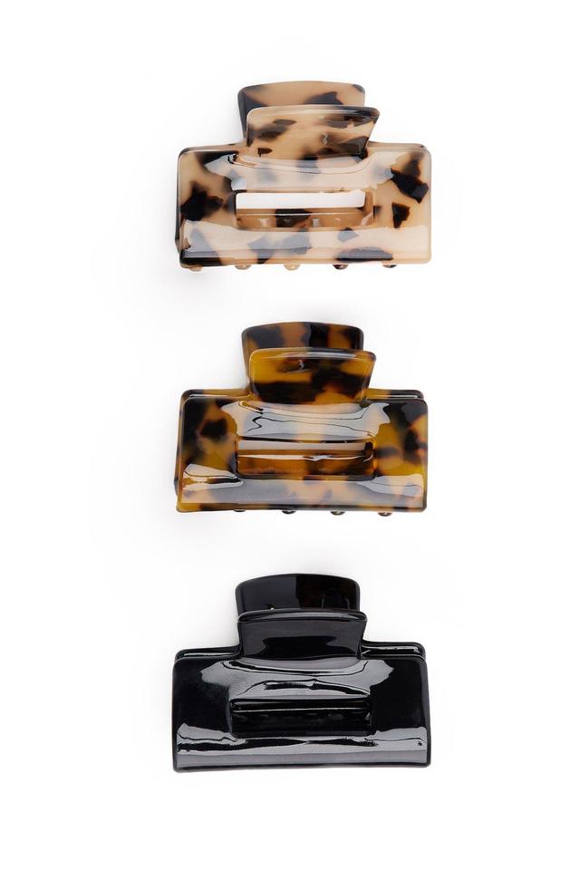 3-Pack Mini Squared Hairclips Product Image