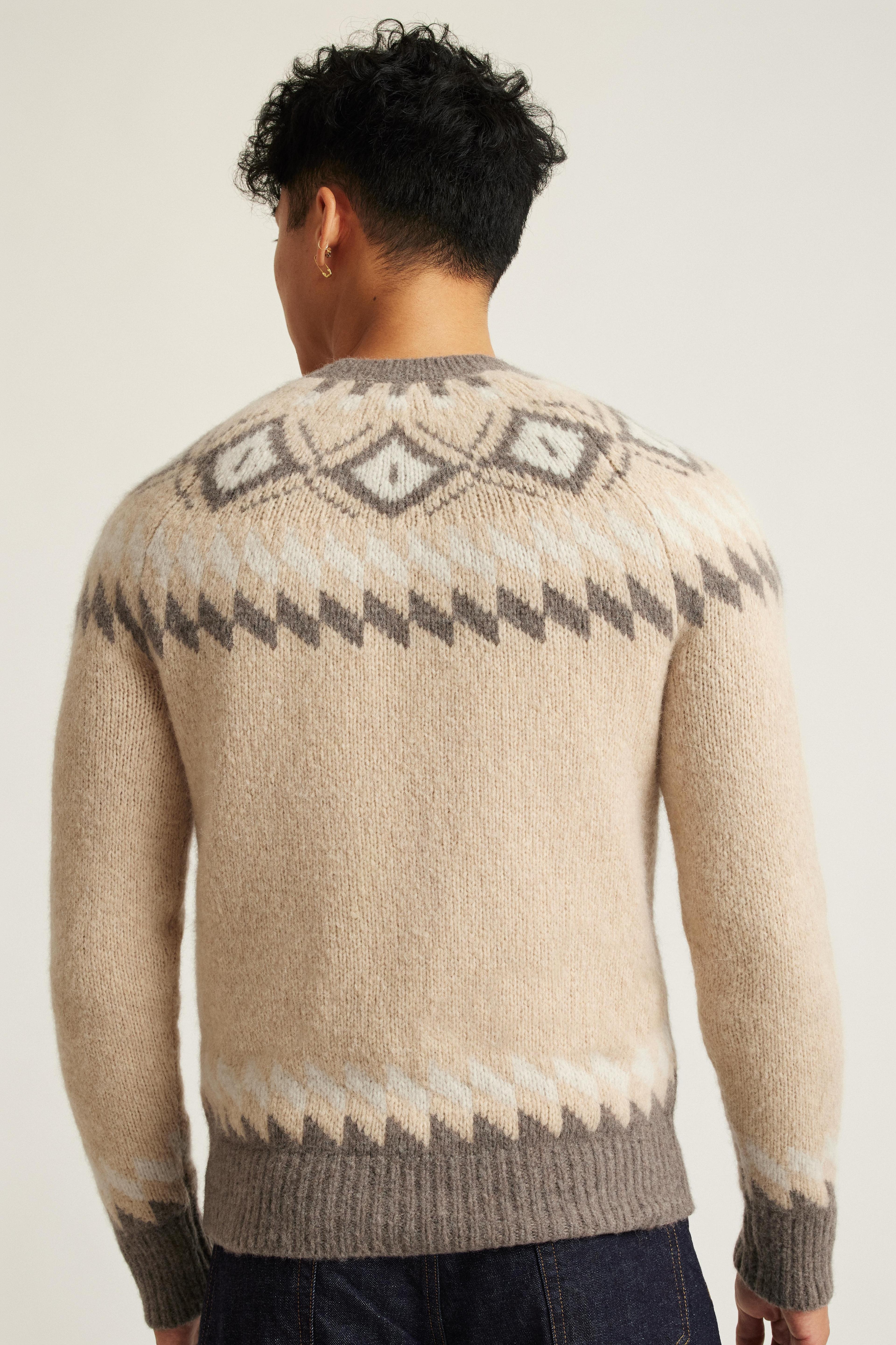 Wool Alpaca Crew Neck Sweater Product Image