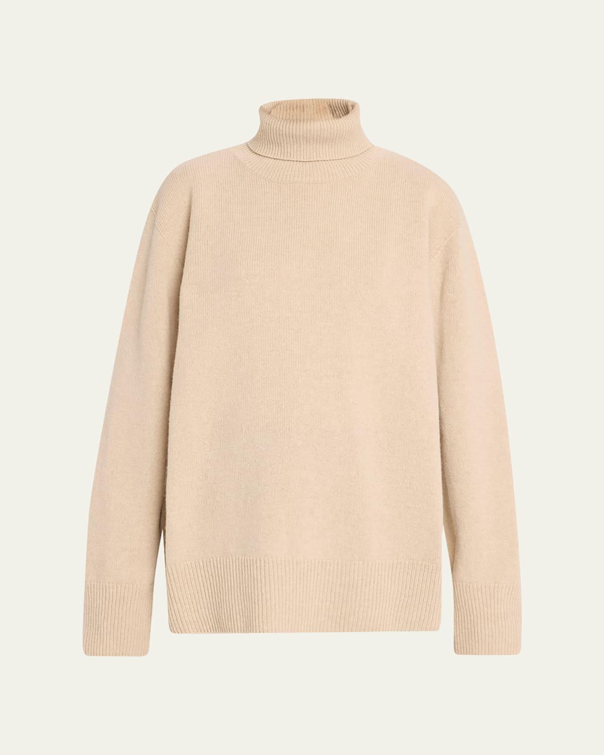 Stepny Wool-Cashmere Turtleneck Top Product Image