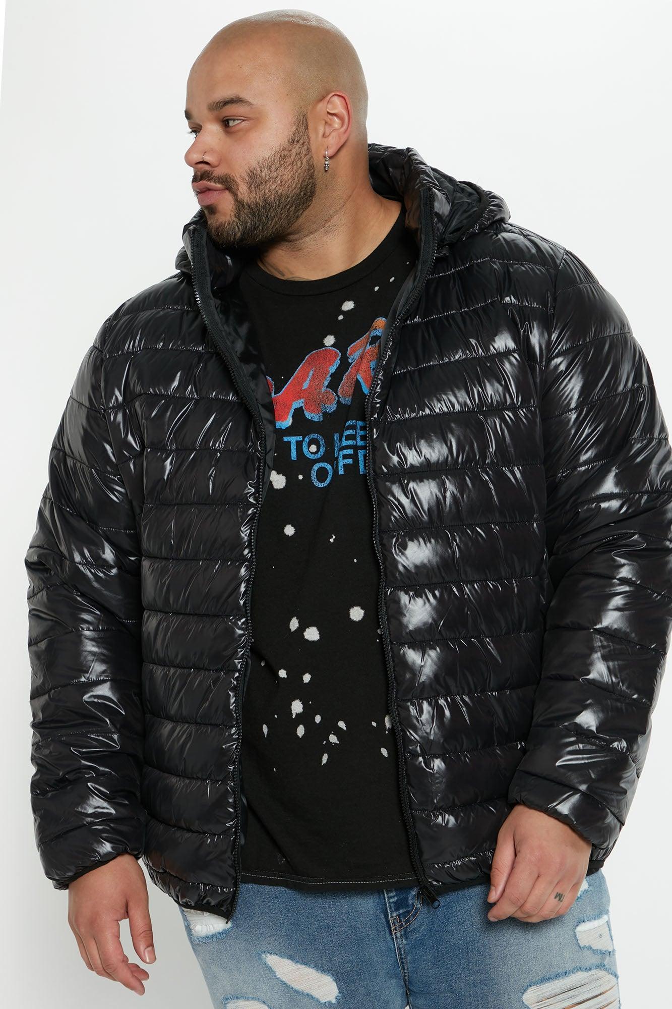 Light Weight Puffer Jacket - Black Product Image