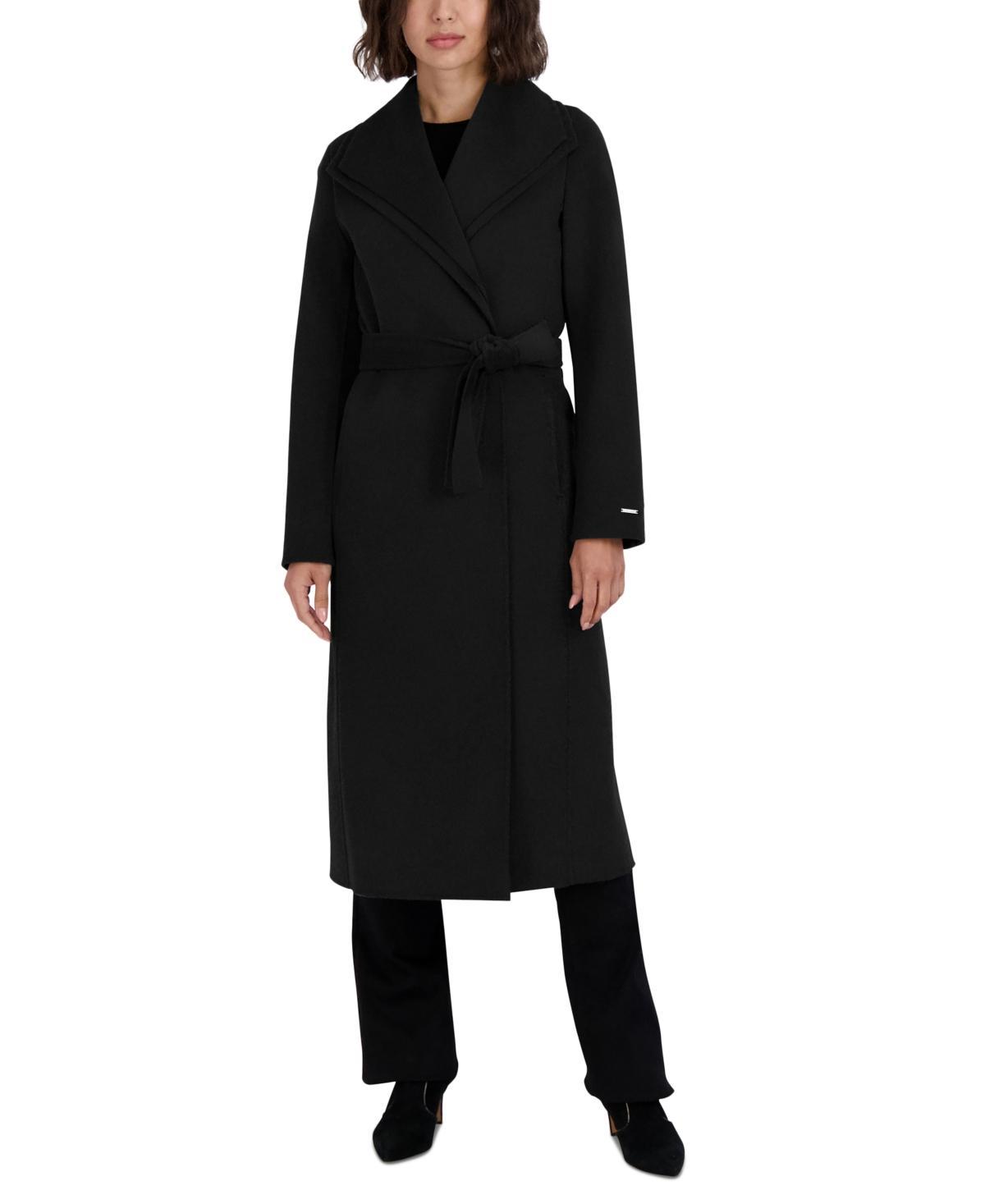 Tahari Elliot Belted Wrap Coat Product Image