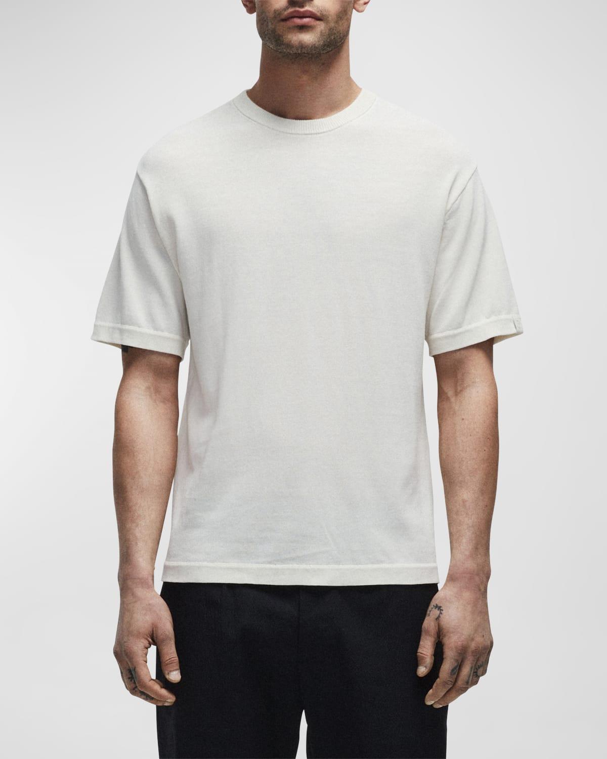 Mens Nolan Corded Cotton T-Shirt Product Image